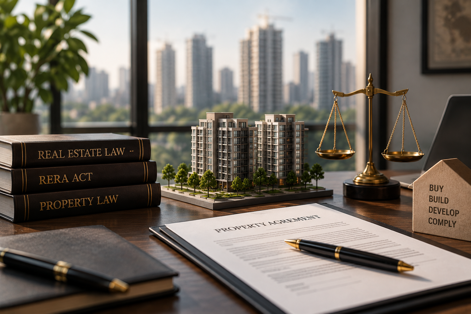 Modern architectural building representing Real Estate and RERA advisory